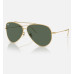 Ray Ban RBR0101S Aviator Reverage, GLD, SHN, GRN 